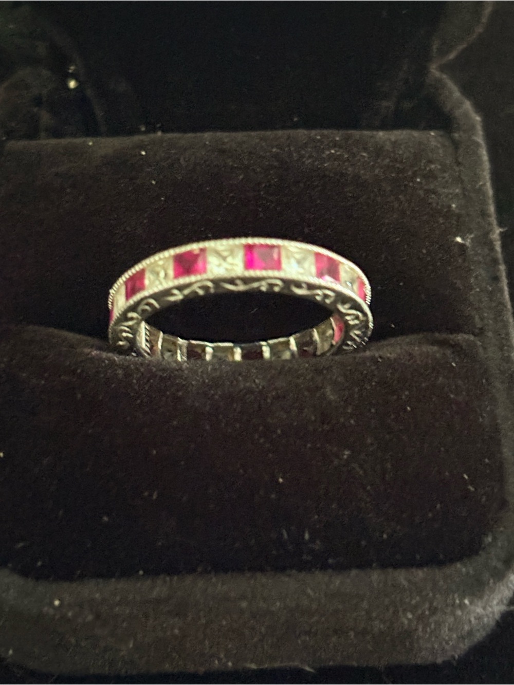 Judith Ripks Pink Channel-Set Eternity Band - Women Jewelry